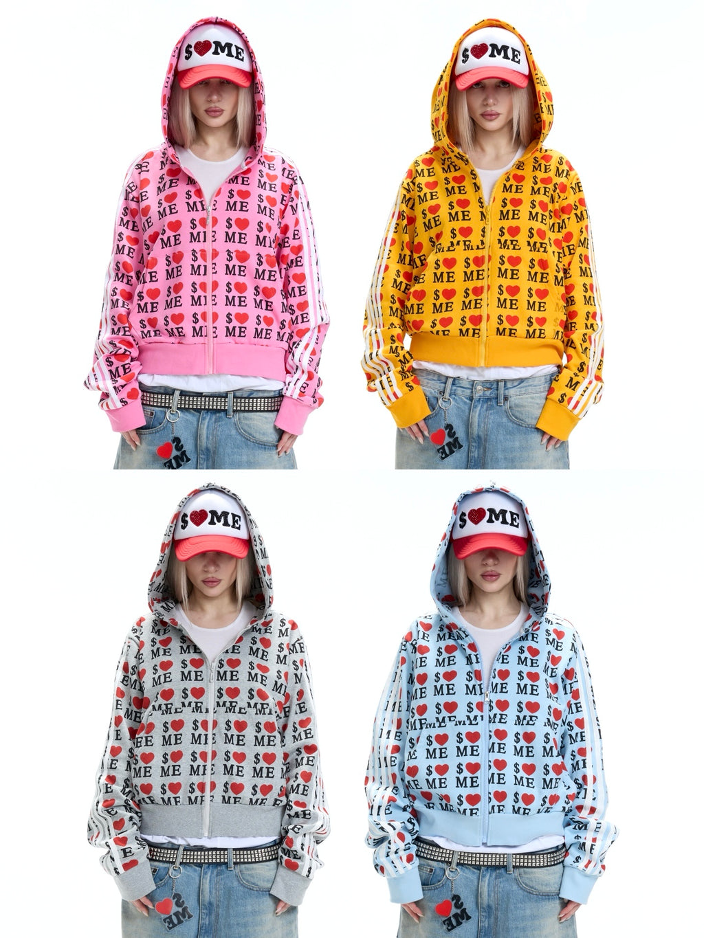 "Money Loves Me" Lightweight Hoodie Jacket – Unisex