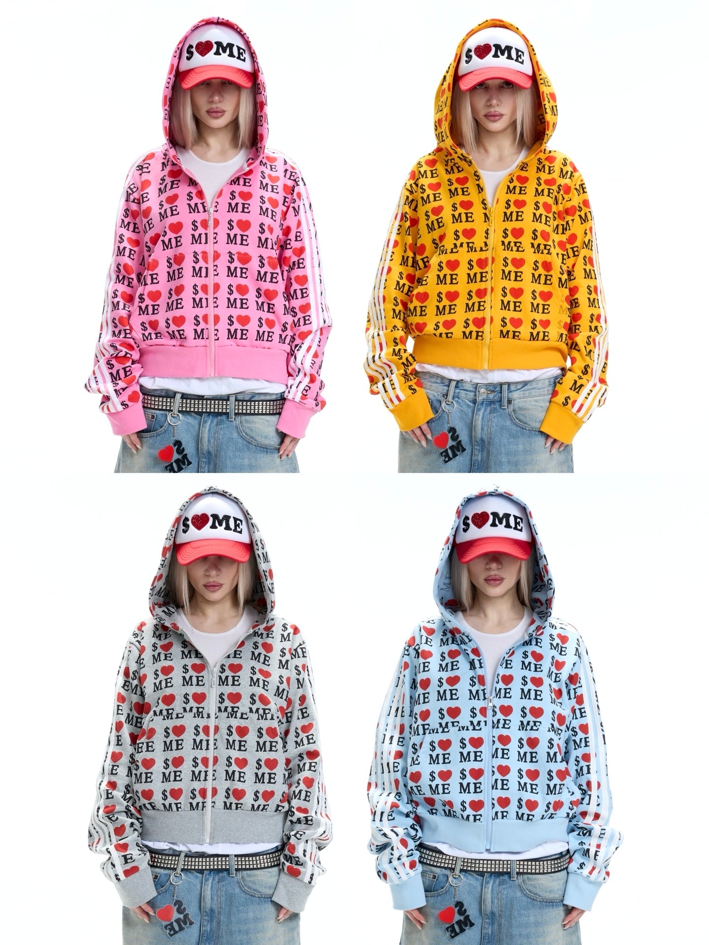 "Money Loves Me" Lightweight Hoodie Jacket – Unisex
