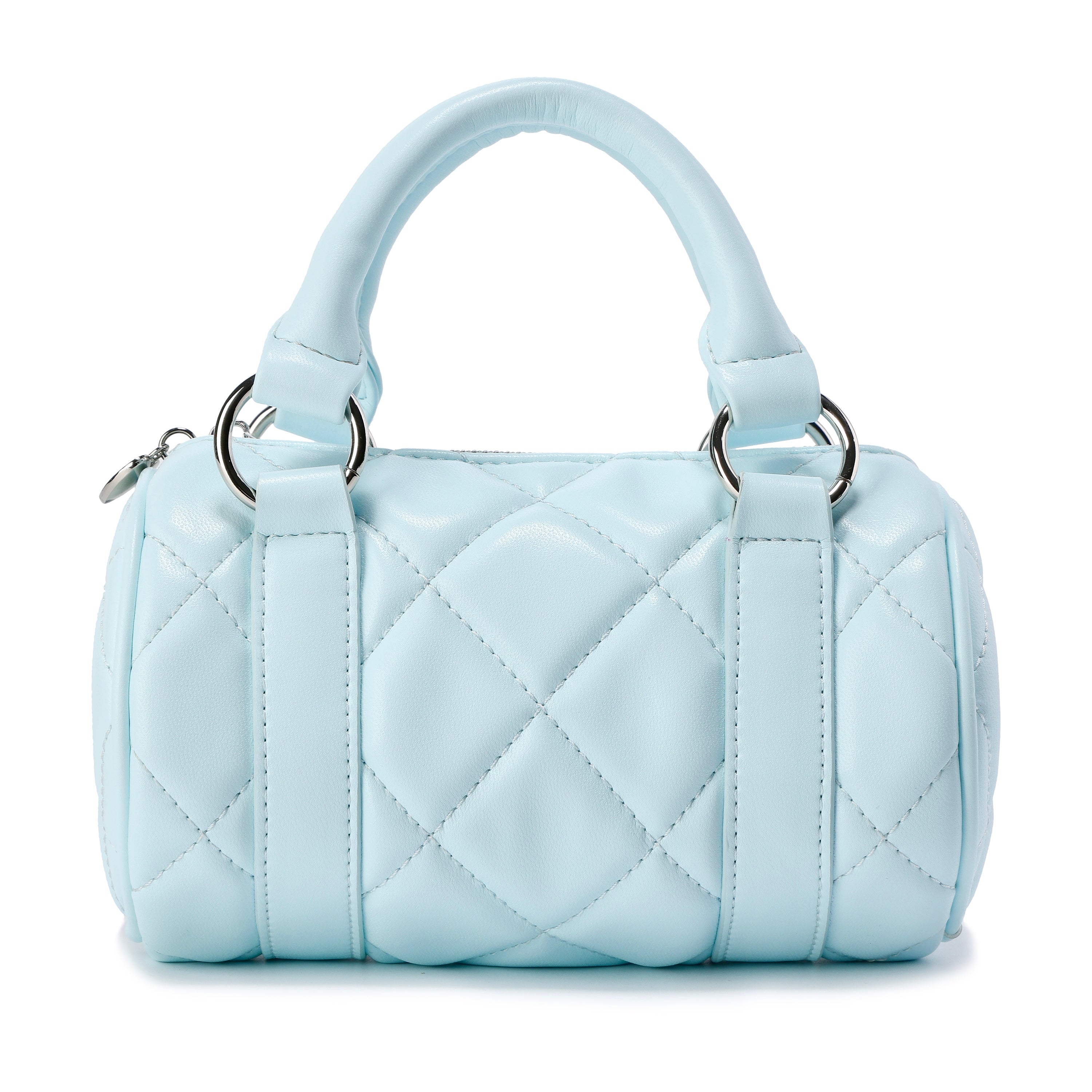 Cylinder bag, Boston bag, handbag, shoulder & crossbody bag, pillow bag.