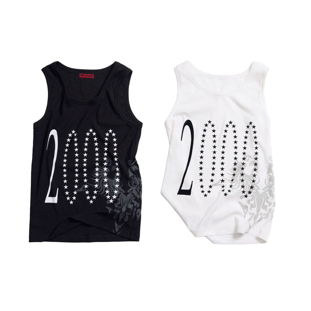 "2000" Y2K Vintage Starburst Totem Print Cami Top