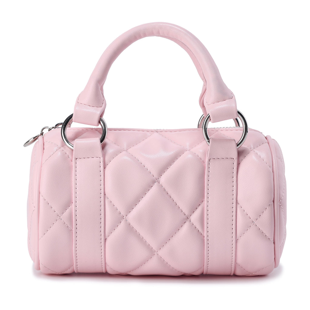 Cylinder bag, Boston bag, handbag, shoulder & crossbody bag, pillow bag.