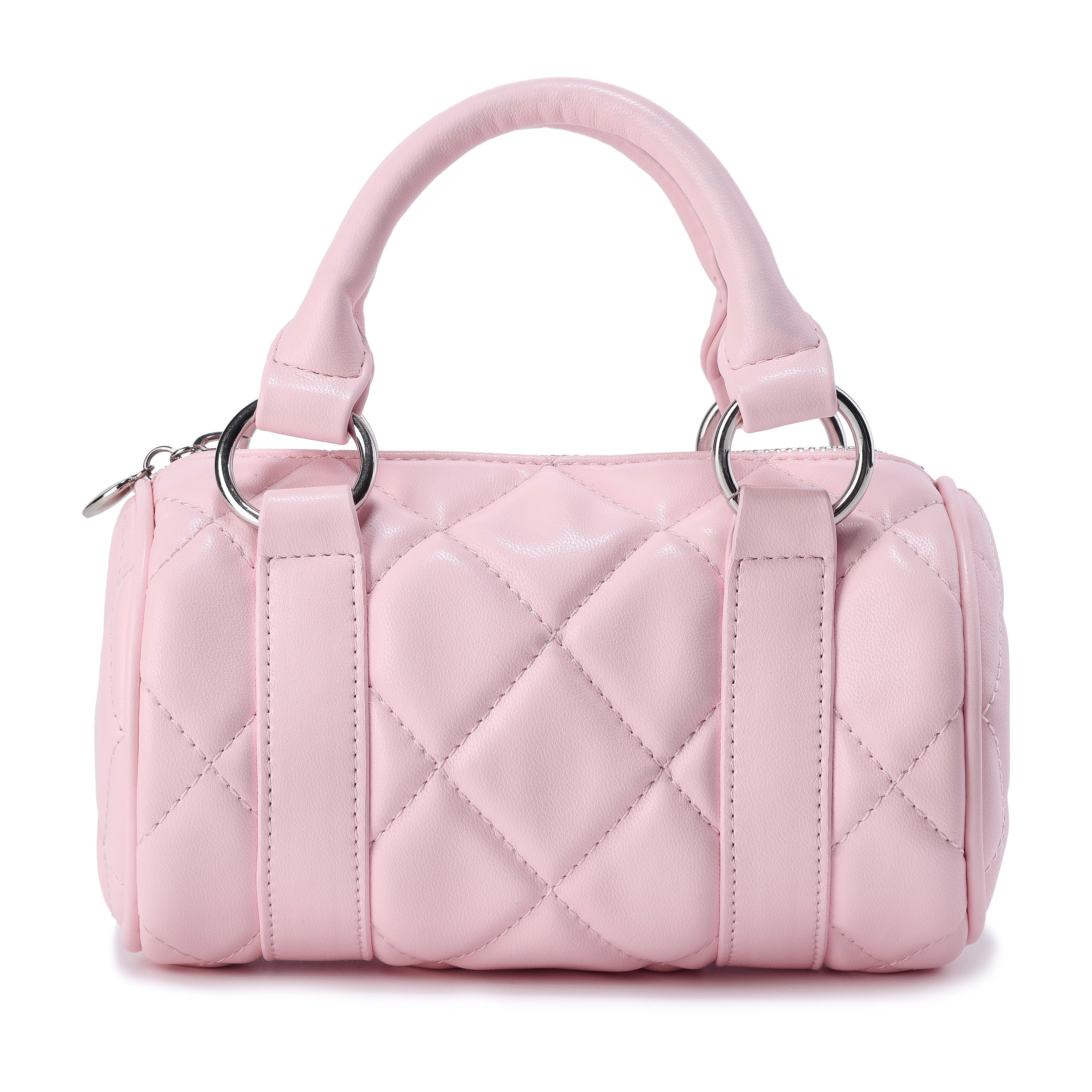 Cylinder bag, Boston bag, handbag, shoulder & crossbody bag, pillow bag.