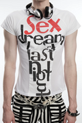 Last Night Dream cup design short-sleeve unisex top