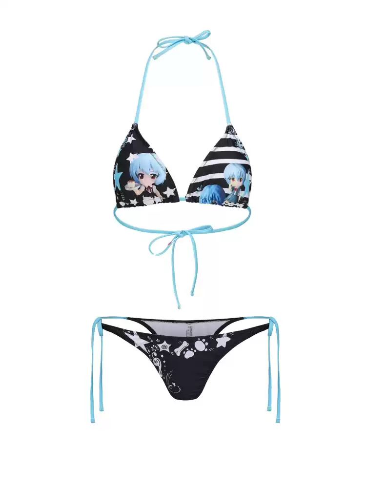 Summer beachstyle anime-style bikini