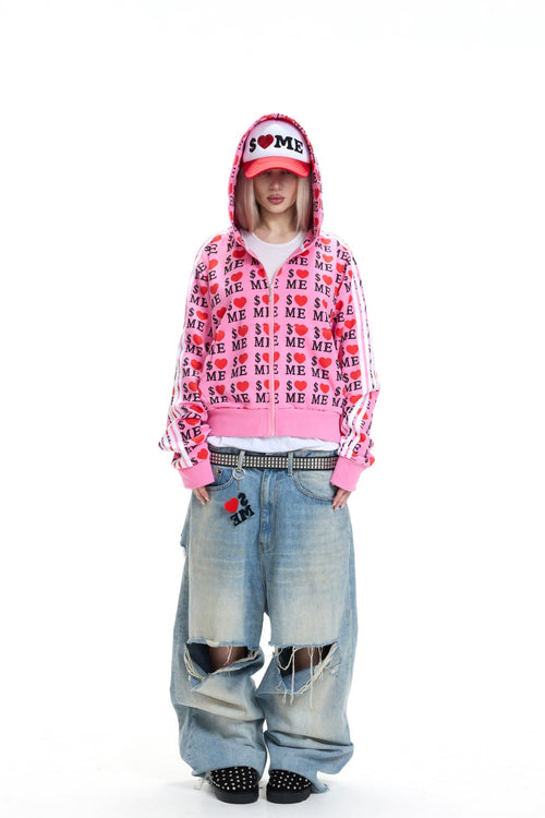 "Money Loves Me" Lightweight Hoodie Jacket – Unisex